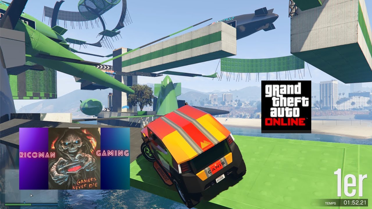 #gta5 pc PARKOUR EASY #10 AVEC Ares et sont fairplay