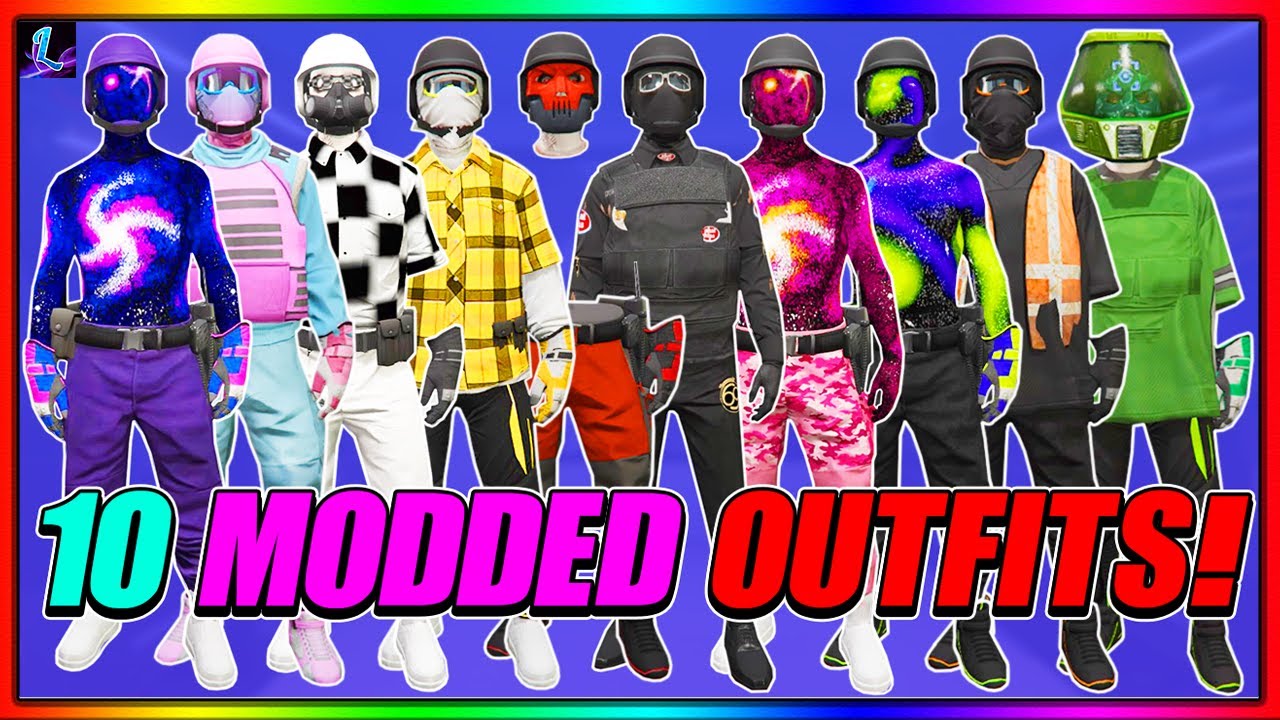GTA 5 HOW TO GET 10 MODDED OUTFITS! *AFTER PATCH 1.70* GTA Online