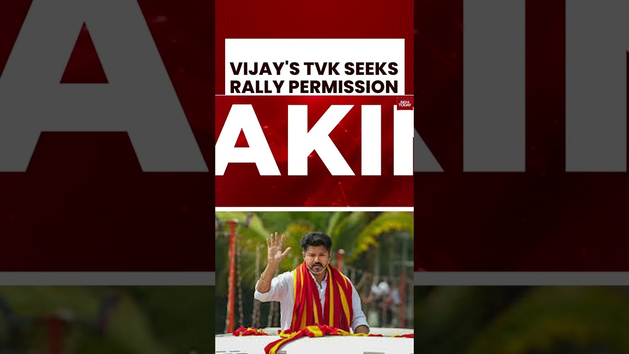 Vijay's TVK Seeks Police Nod for Salem Rally Post-Karur Stampede, Awaits Govt SOPs #breakingnews