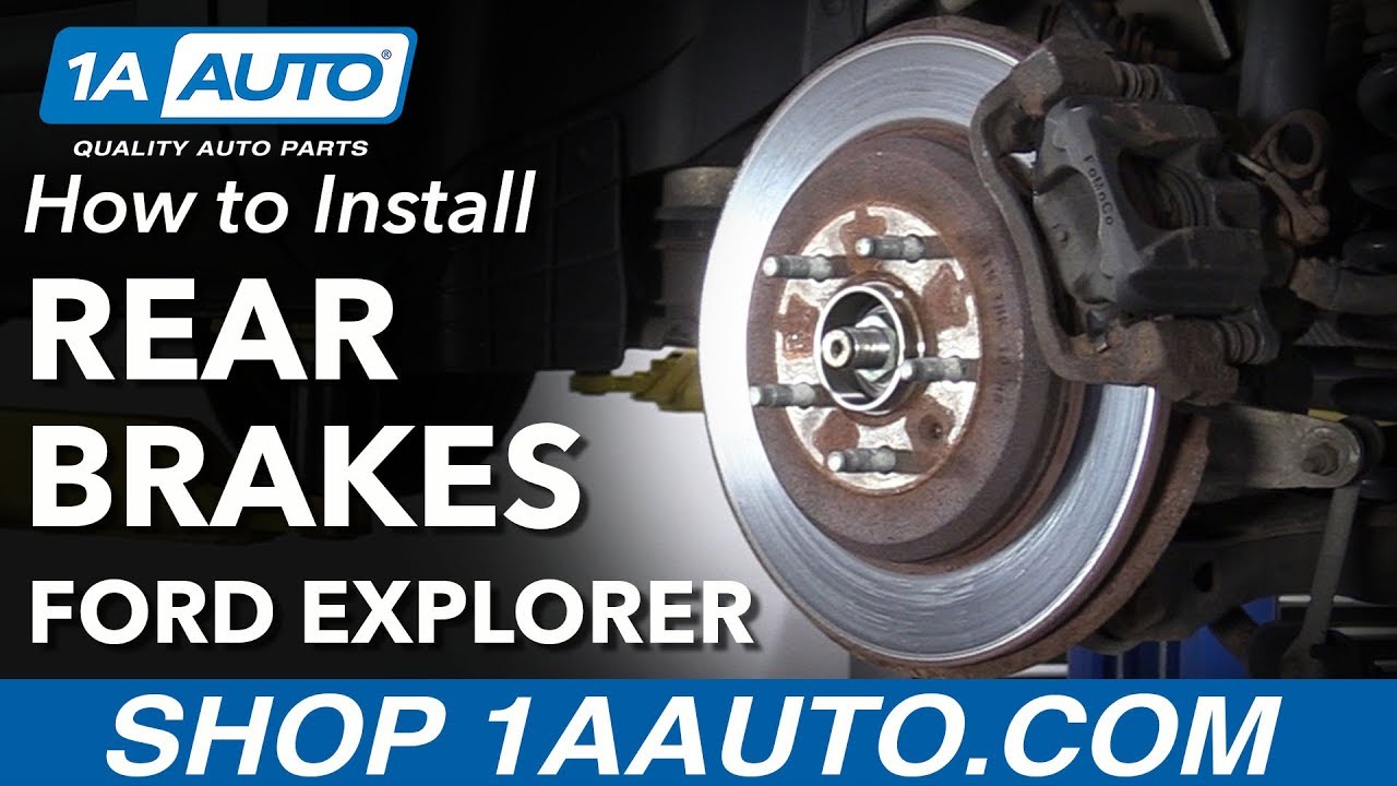 Как установить задние тормоза Ford Explorer 11-17