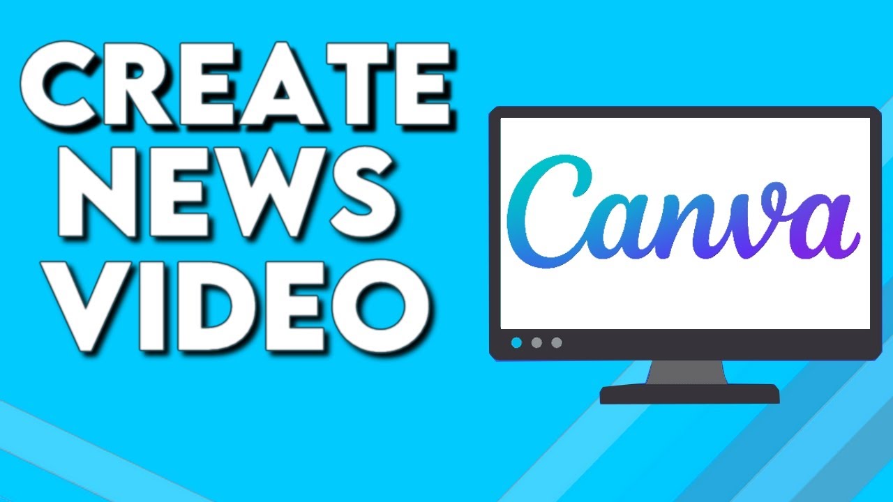 Как создать и создать новостное видео на Canva для ПК