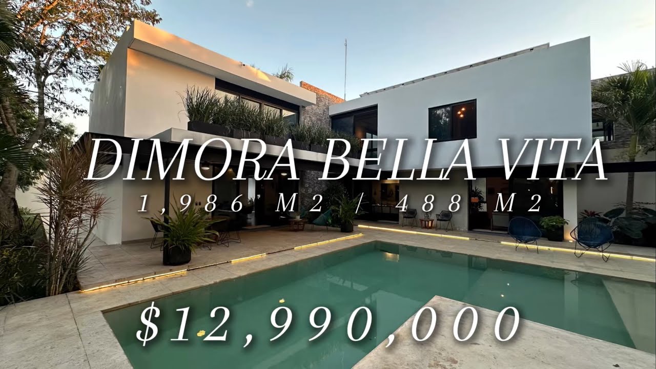CASA EN VENTA | Mérida, Yucatán.🌿 1,986 m² Terreno 488 m² Construcción
