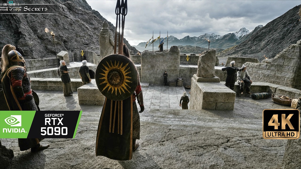 LotR: Shadow of the Past с DLSS 5 &mdash; это безумие! RTX 5090 4K, трассировка лучей, максимальные нас...