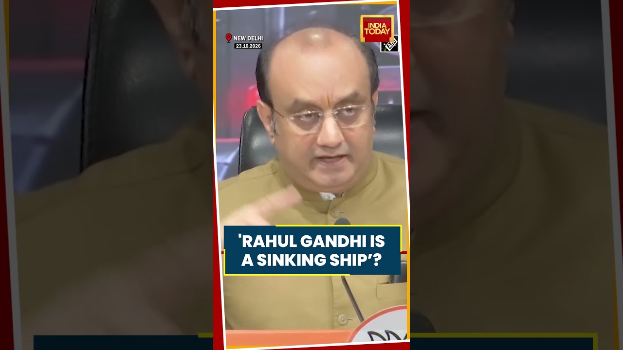 Sudhanshu Trivedi Calls Rahul Gandhi a &lsquo;Sinking Ship&rsquo;, Says Congress Must Decide Its Future #bjp