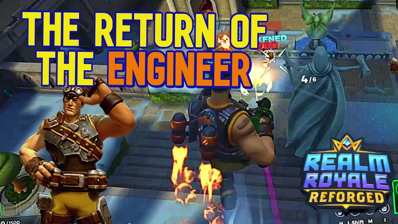 Testing the NEW ENGINEER! - First Look - Realm Royale Reforged
