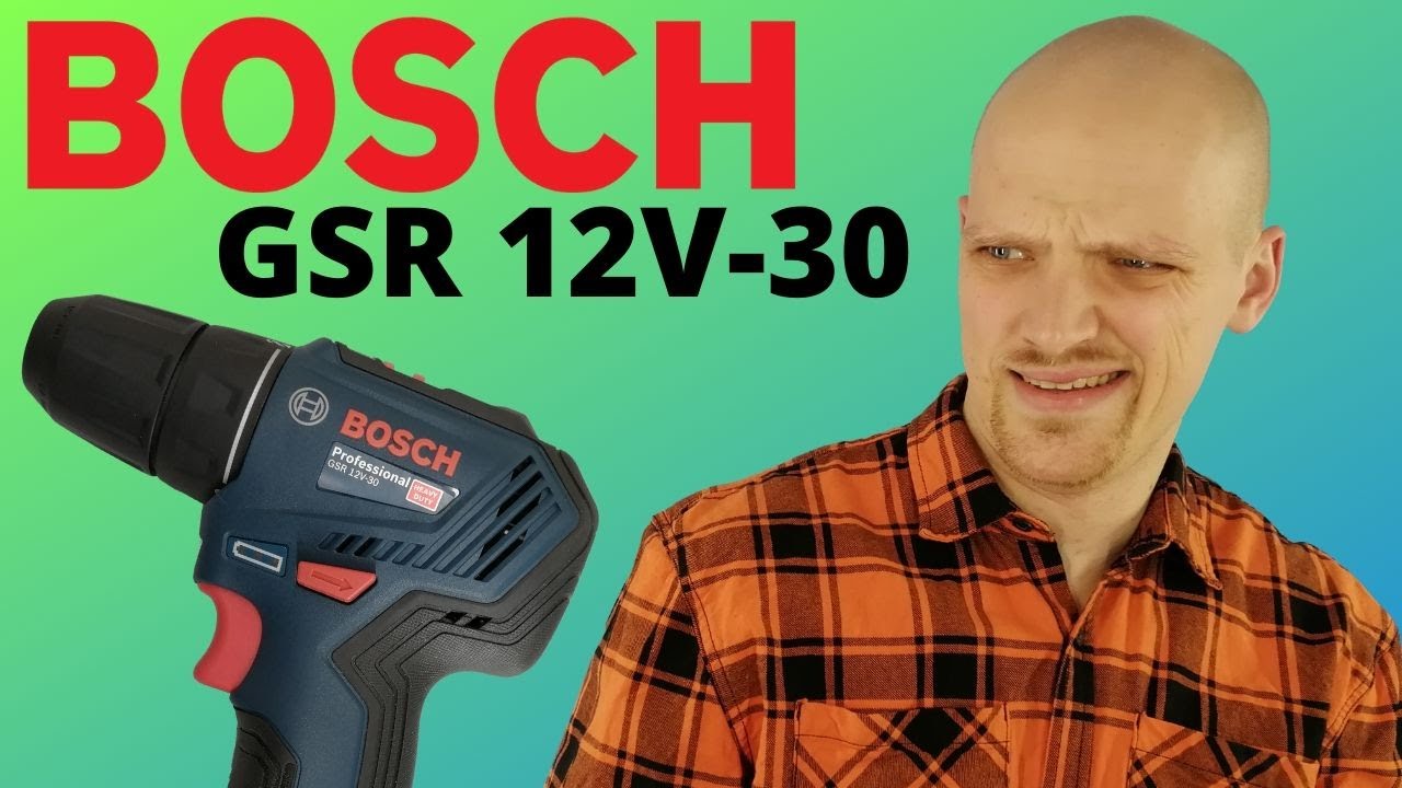 BOSCH GSR 12V-30 BRUSHLESS  - инструмент с налётом прагматичности!