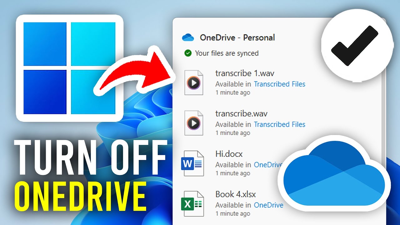 How To Disable OneDrive In Windows 11 - Full Guide
