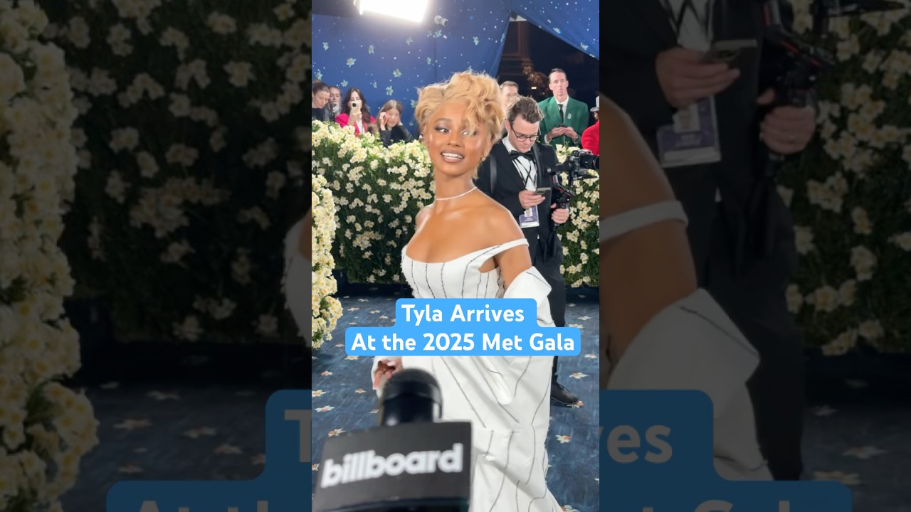 Tyla Arrives At the 2025 Met Gala | Billboard #Shorts