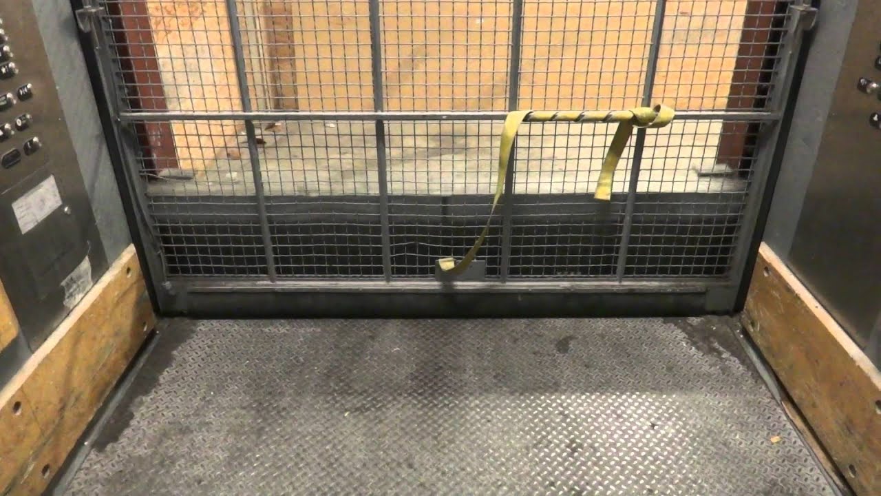 Gigantic Otis Traction Freight Elevator - Westfield SF Centre - San Francisco, CA