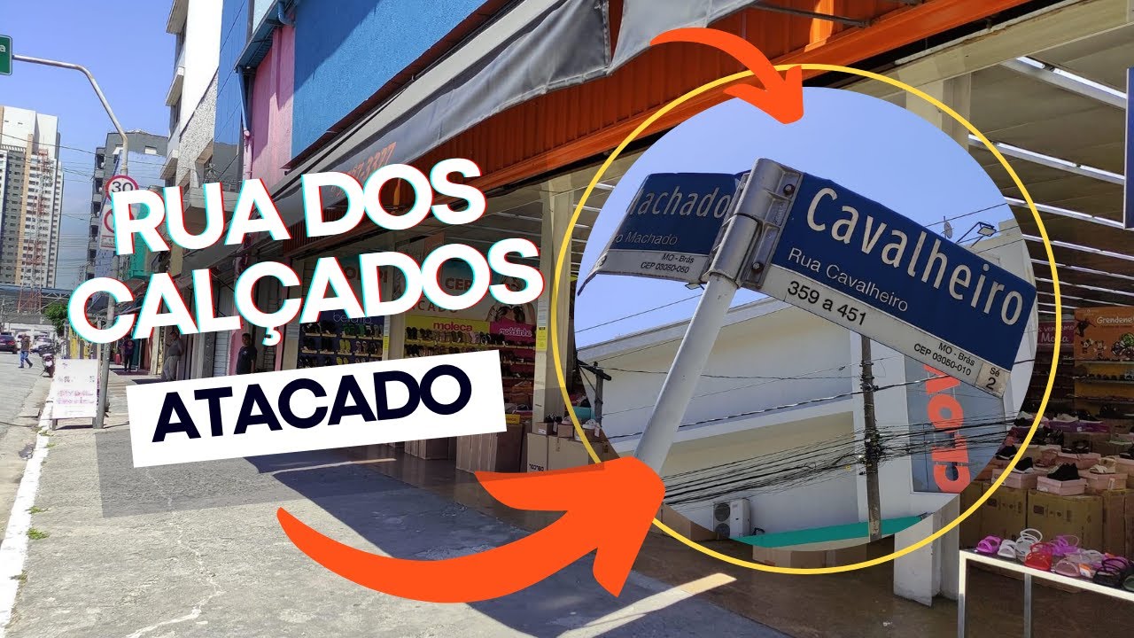 Brás - Rua dos CALÇADOS | ATACADO para REVENDA e opções no varejo #brás #calcados