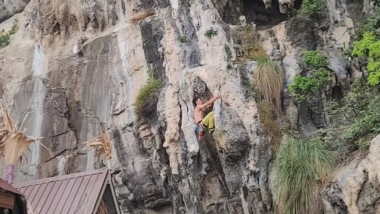 F6b I No Speak England - Krabi Tonsai Climbing 