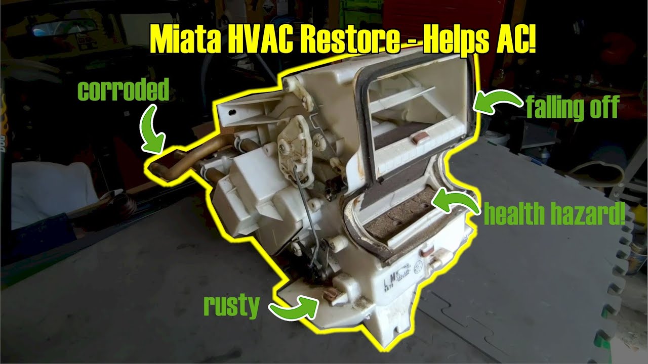 Улучшите работу кондиционера в вашем Miata с помощью HVAC Foam Restore!