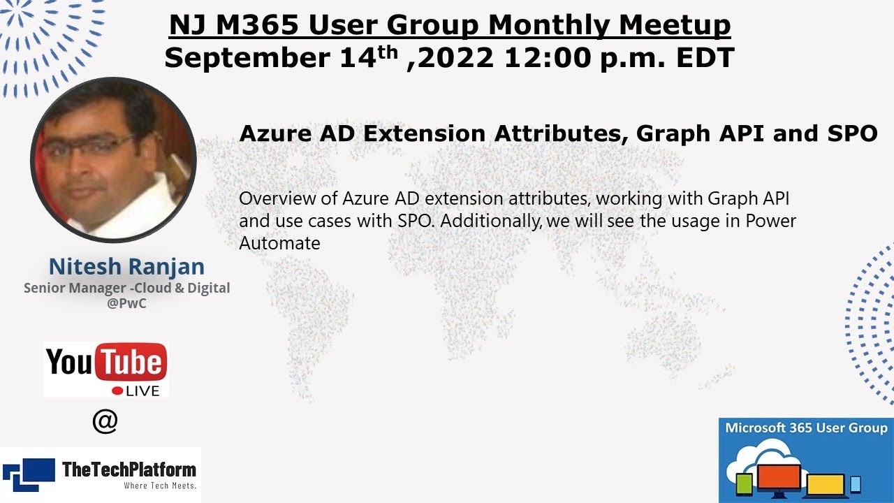 Azure AD Extension Attributes, Graph API and SPO - Nitesh Ranjan