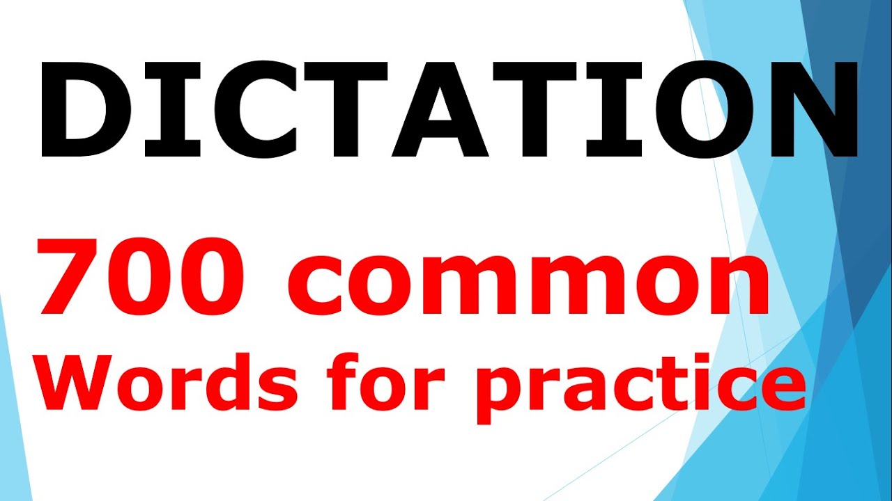 #700commonwords #DictationCommonWords #Dictation700commonWords #PitmanShorthand