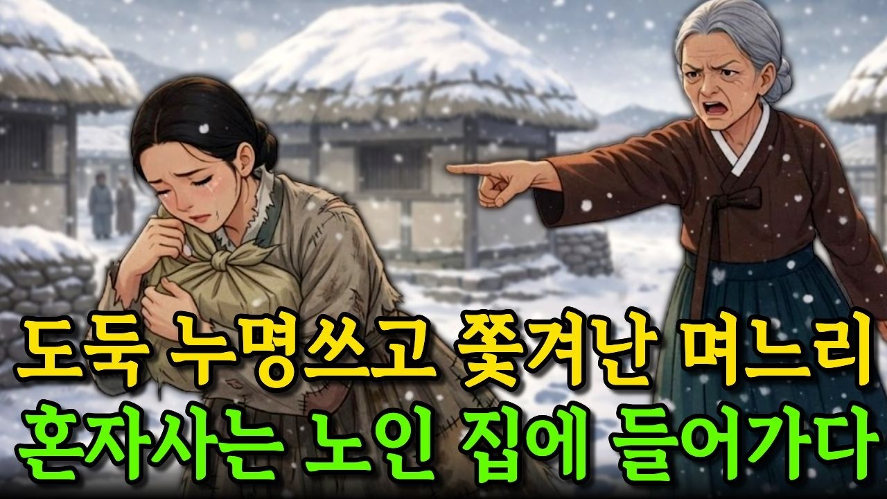 도둑으로 내몰린 천재며느리, 왕자를 살리다 | 야담 | 며느리 | 천재아이 | 전래동화