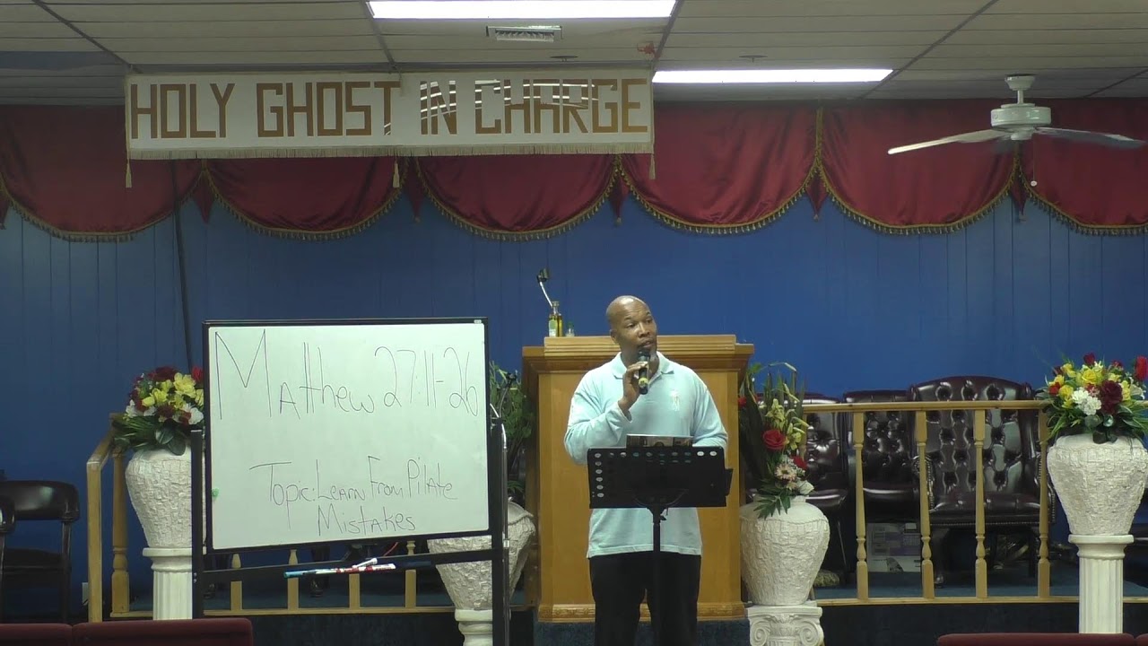 1.6.2026 // Tuesday Night Bible Study// Matthew 27:11-26 // Topic: Learn From Pilate's Mistakes