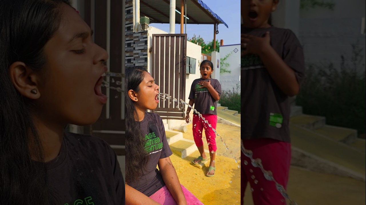 Sister is a Drinking Fountain 😱🤣.. #shorts #viralvideo #trending #funny