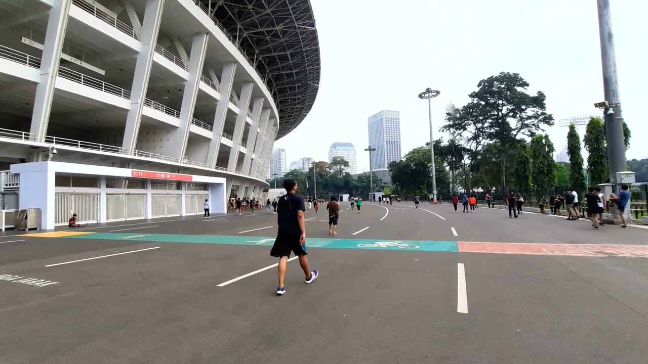 STADION UTAMA GELORA BUNG KARNO | JOGGING TRACK | WALKING TOUR GBK | MARET 2021 | BAPONTAR
