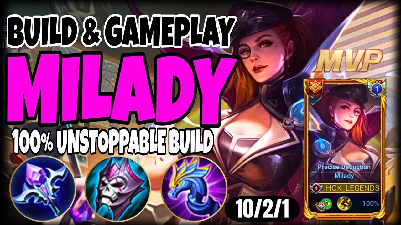 MILADY HONOR OF KINGS - GRANDMASTER GAMEPLAY