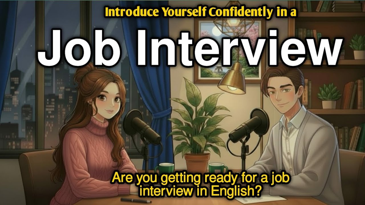 Introduce Yourself Confidently in a Job Interview | Best English Speaking Practice (B1–B2)