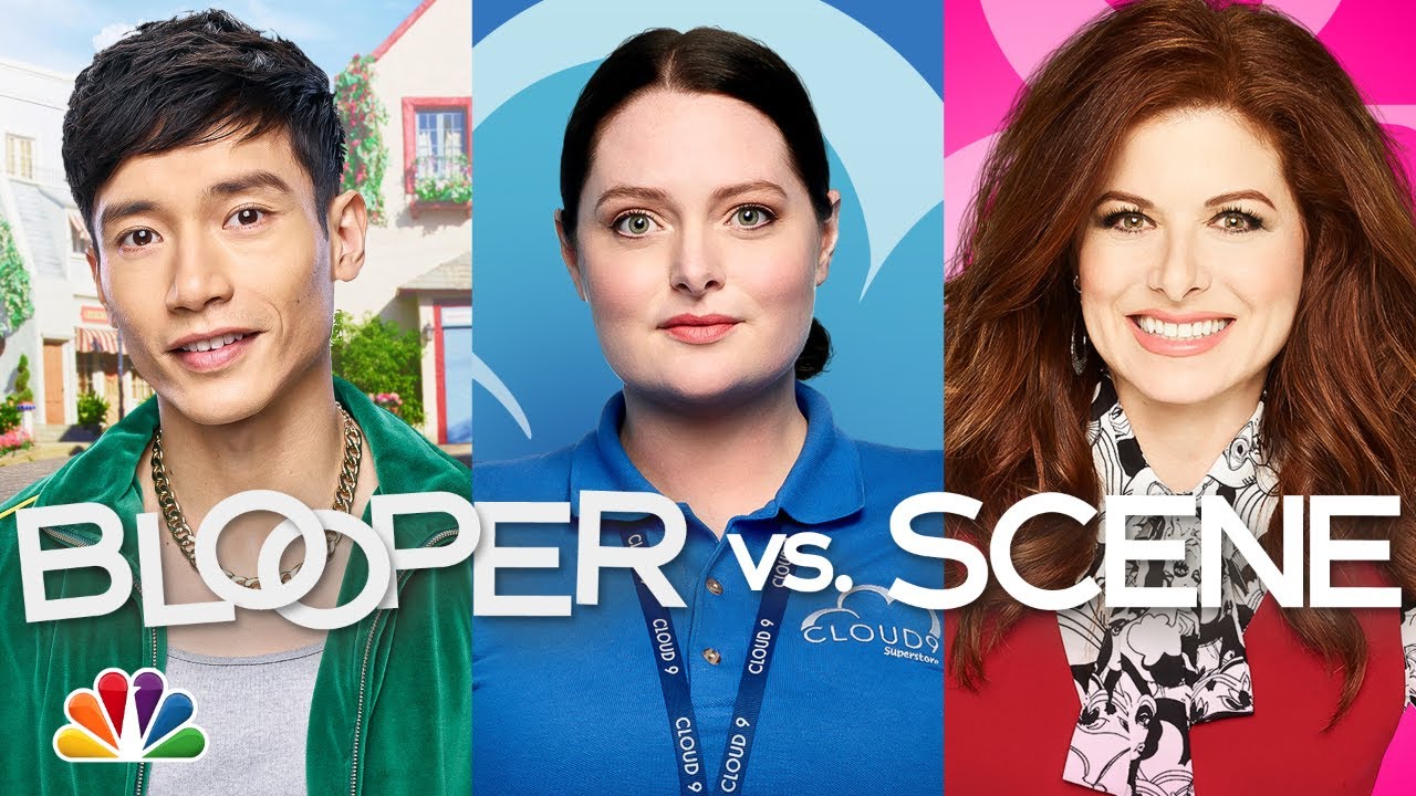 Bloopers vs. Real Scenes - @NBCSuperstore , @WillandGrace , @NBCTheGoodPlace