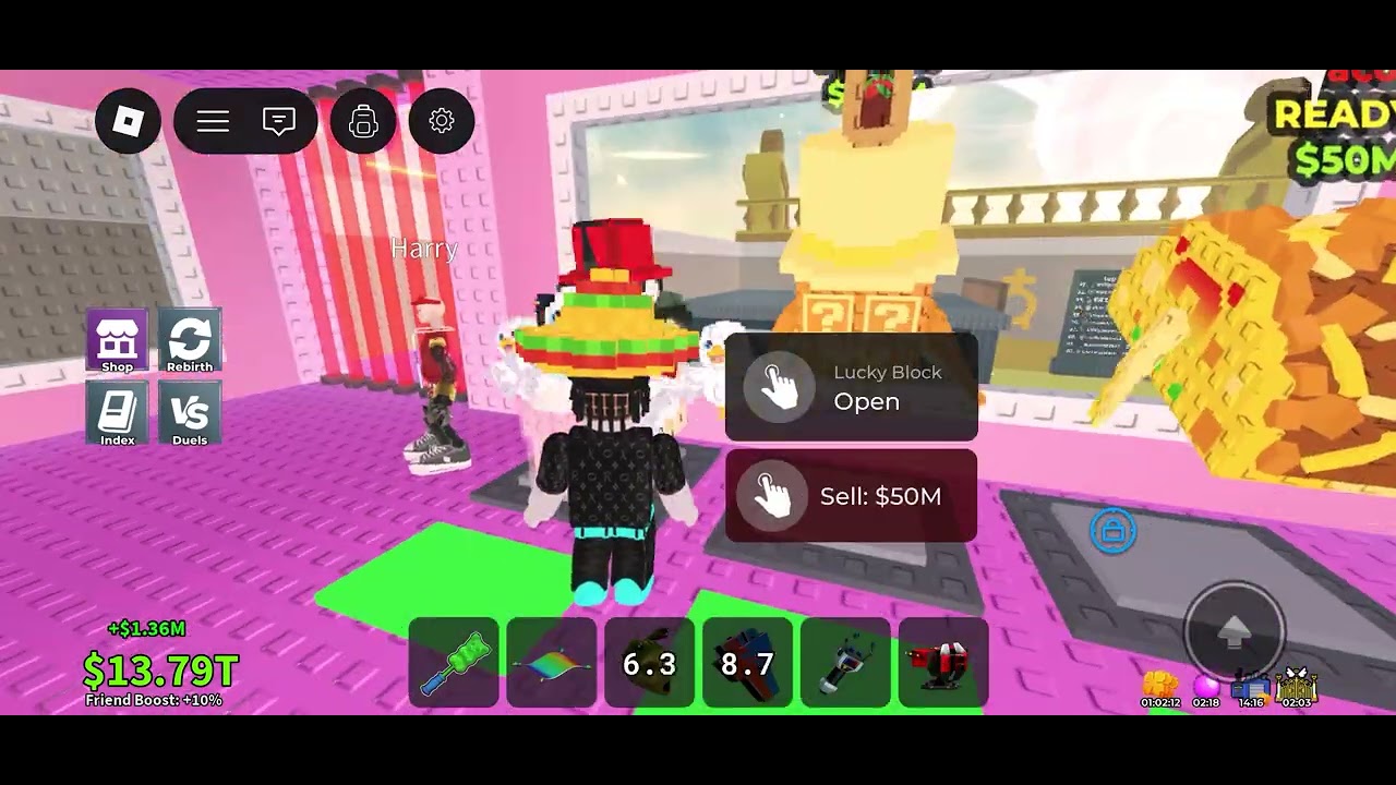 Opening lucky blocks pt2