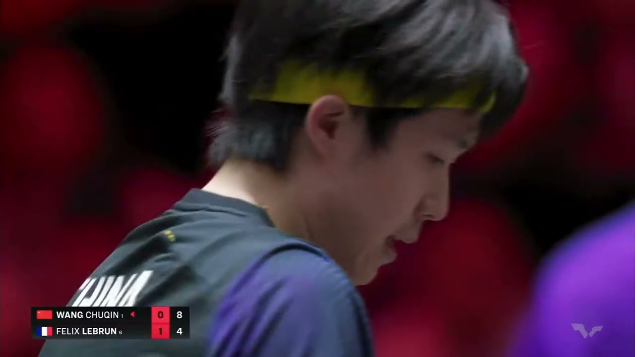 Full trận bán kết WTT Singapore Smash đơn nam:Wang Chuqin - Felix Lebrun