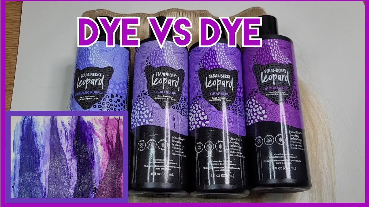 Dye VS Dye - Strawberry Leopard Purples Edition