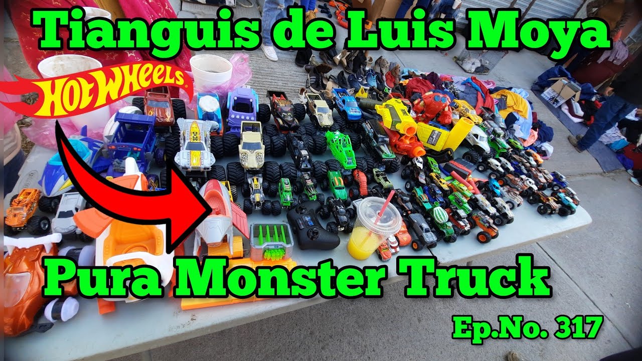 Cacería de #hotwheels en tianguis de Luis Moya, Zacatecas  pura #monstertruck