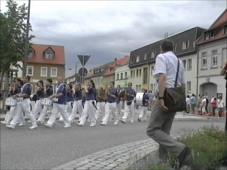 Bergmänner feiern 100 Jahre Steinsalzwerk Esco am 08.07.2012 in Bernburg