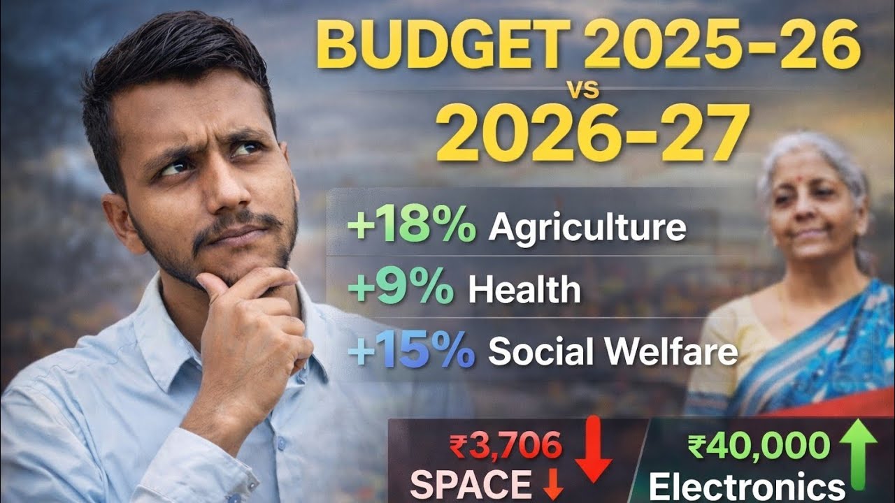 Budget का पूरा सच 🤯 Data Comparison जो किसी ने नहीं बताया! 2026-27