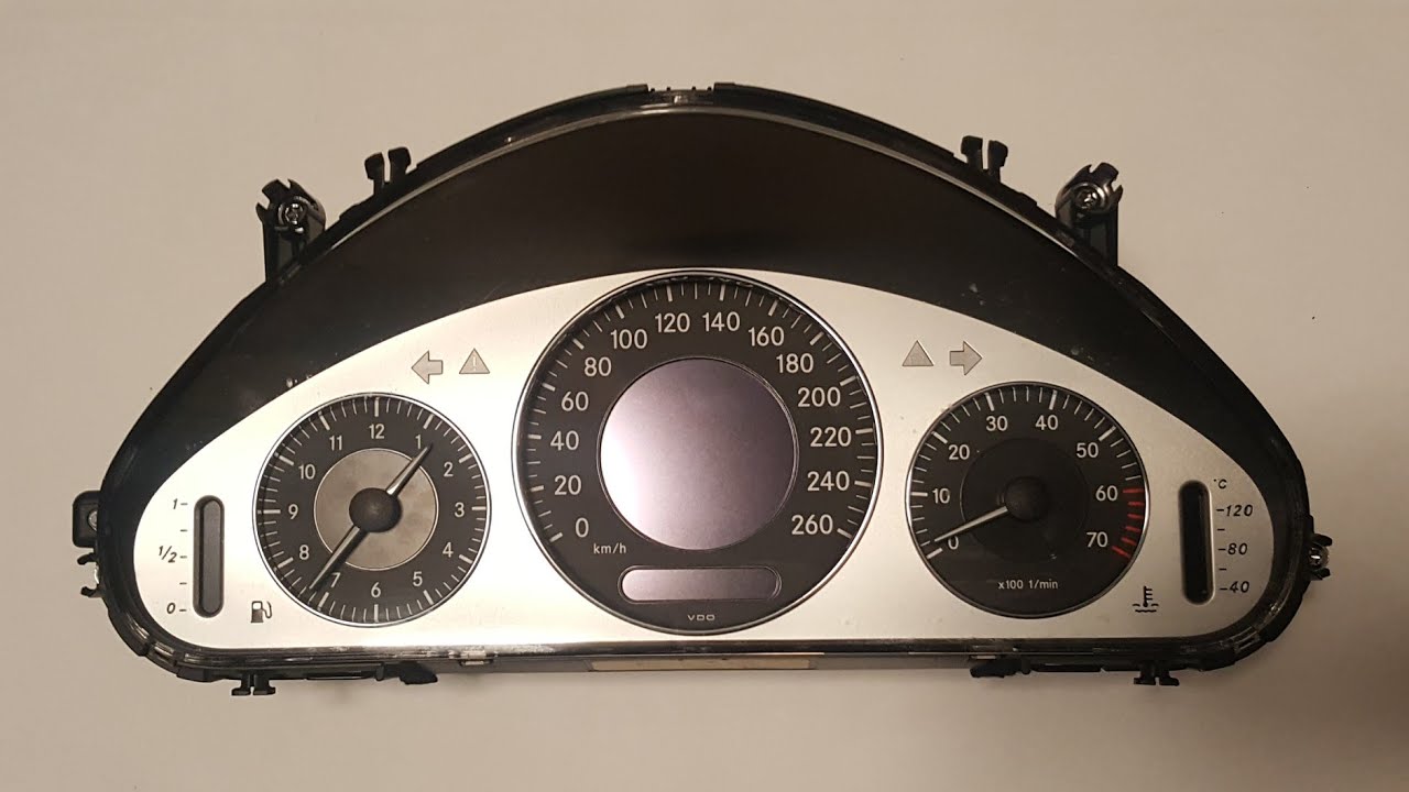 W209 W211 Tacho auseinanderbauen zerlegen Cluster Speedometer Teardown Tutorial DIY