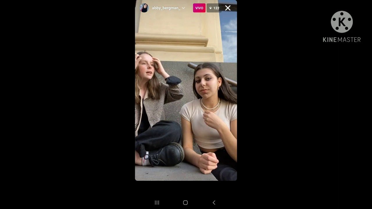Abby bergman y Anna Cooke en directo en Instagram #1