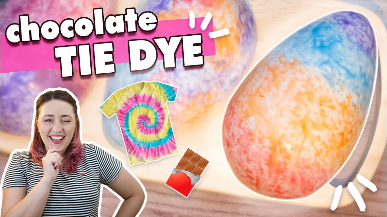 Ovo TIE DYE - como TINGIR Chocolate | Tábata Romero