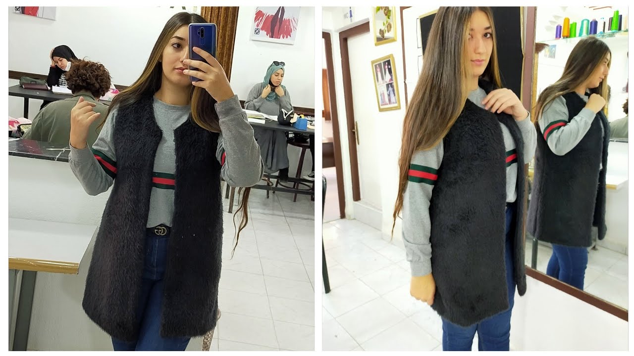 تفصيل وخياطة جيلي بدبلور🤩 فورور للمبتدئين    🤩coudre une gelit fourrure
