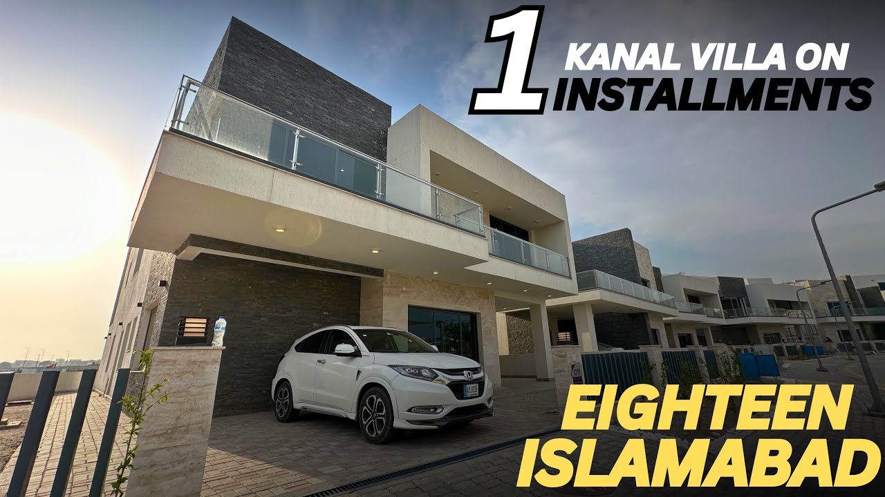 1 Kanal LAKE-VIEW Park Facing Villa For Sale Eighteen Islamabad