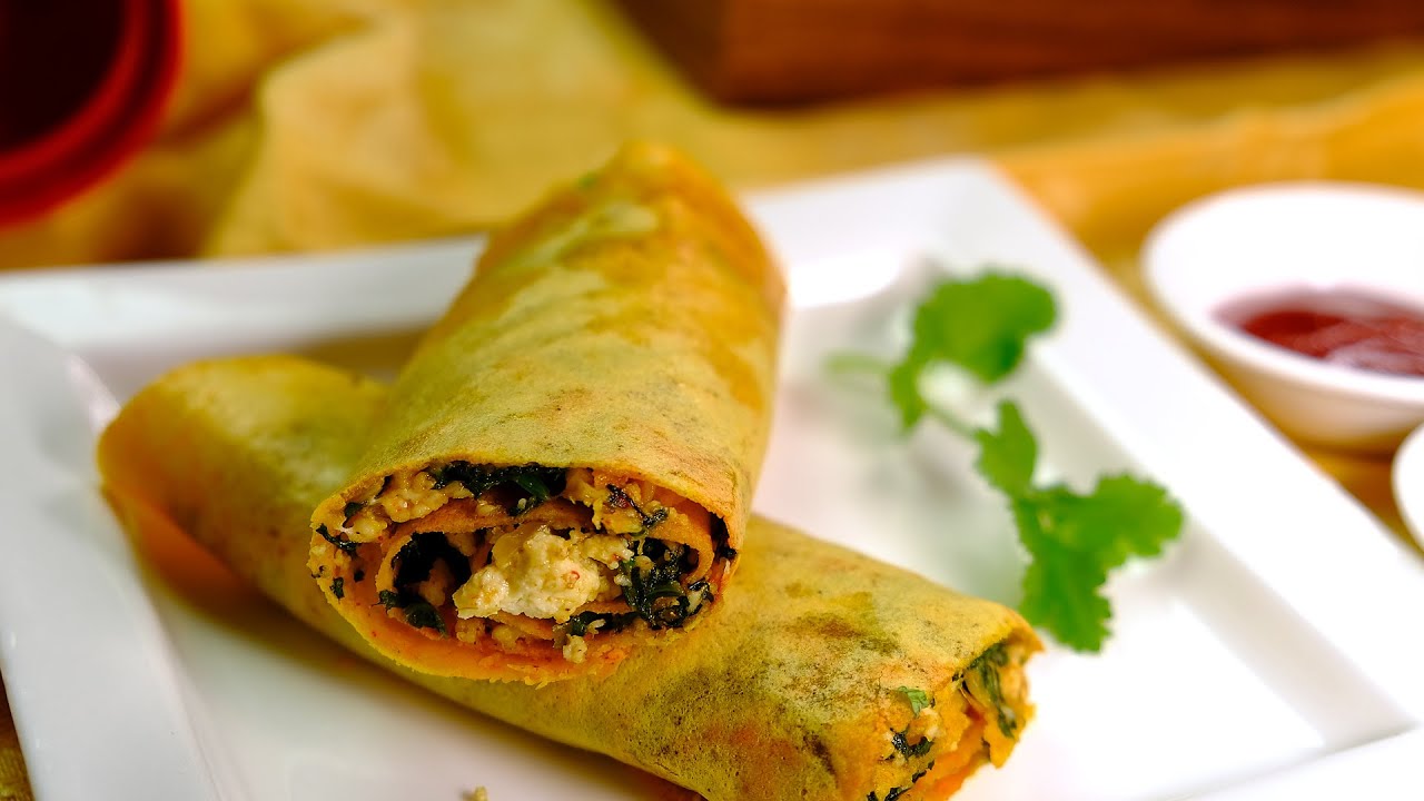 Crispy Besan Chila/subha ka healthy nashta/Protein Rich Vegetarian Breakfast/Weight loss Recipe