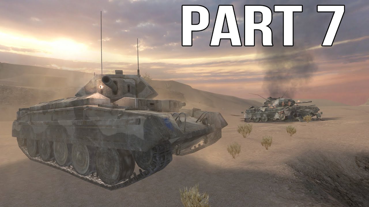 Call of Duty 2 Gameplay Walkthrough Part 7 - British Campaign - Tank Squadrons