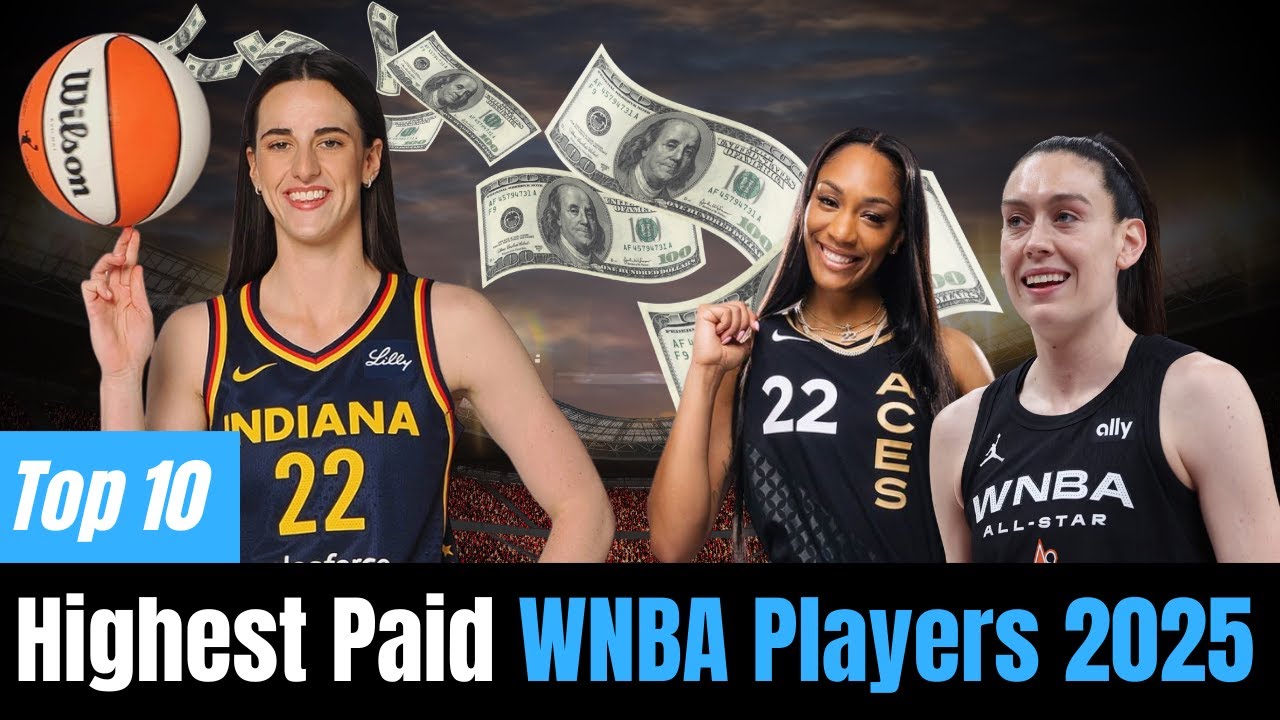 🔥 Top 10 Highest Paid WNBA Players 2025 💰 | Who Got the Biggest Deals?