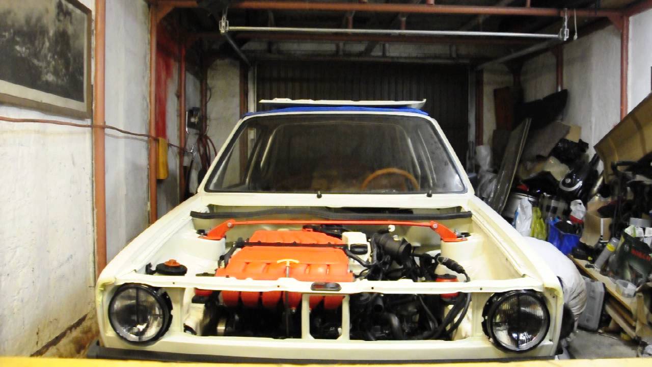 VW Golf Mk1 R32 Pepper White -  engine first start 06.11.2013