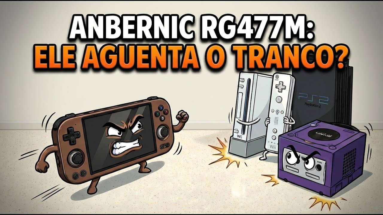 Anbernic RG477M: ELE AGUENTA O TRANCO?