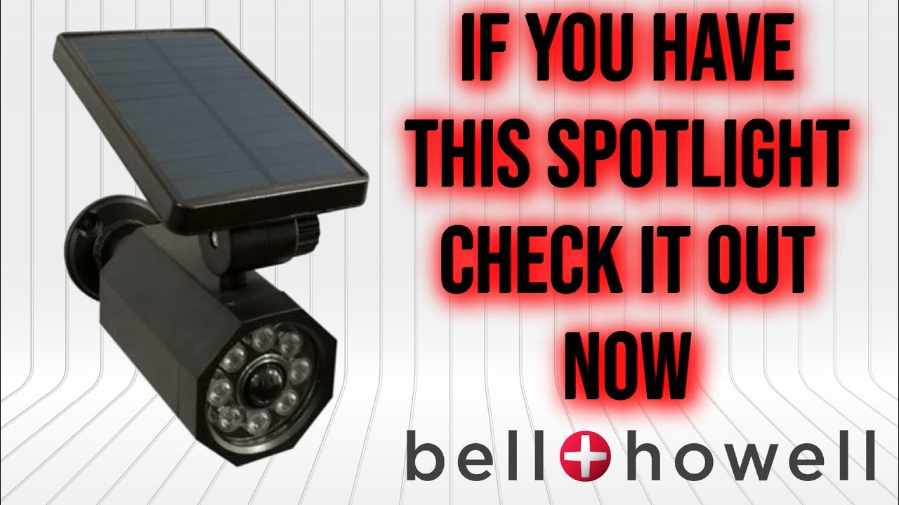 Вот почему вам стоит обратить внимание на солнечные светильники Bell+Howell Spotlight