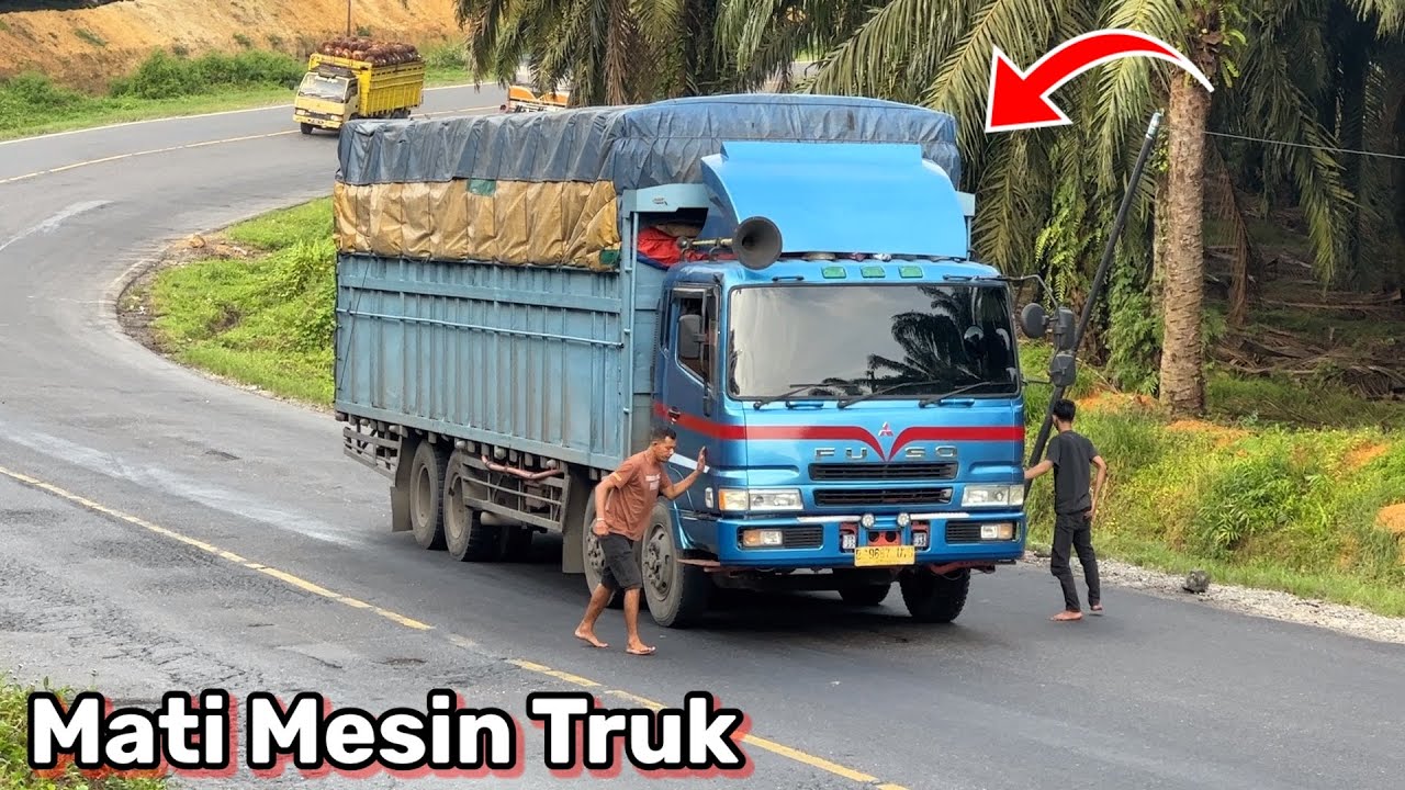 Mati Mesin Truk Di Tengah Tanjakan Bukit Kodok