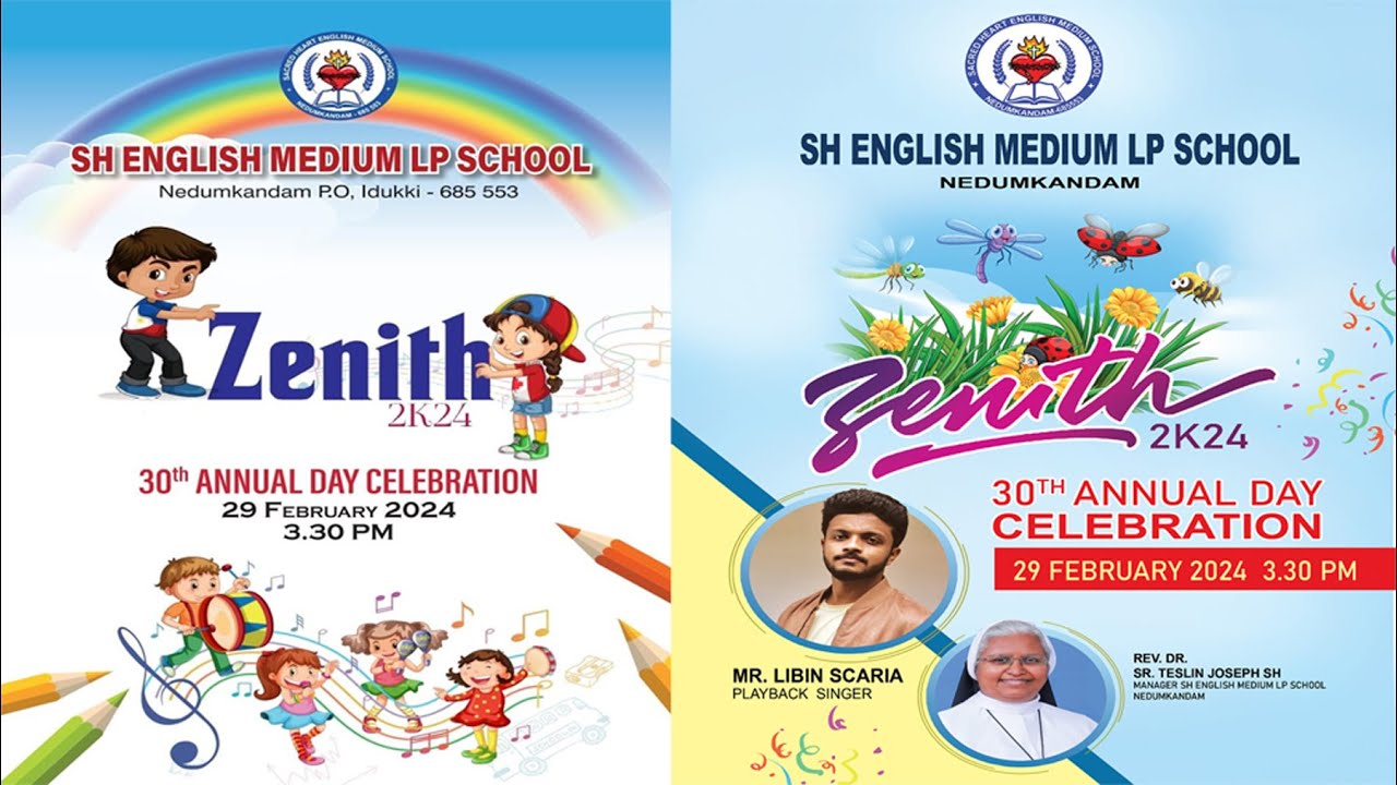 🔴LIVE //SH ENGLISH MEDIUM SCHOOL  NEDUMKANDAM 30th ANNUAL  DAY CELEBRATION // 29.02.2024@ 3.30 PM TO