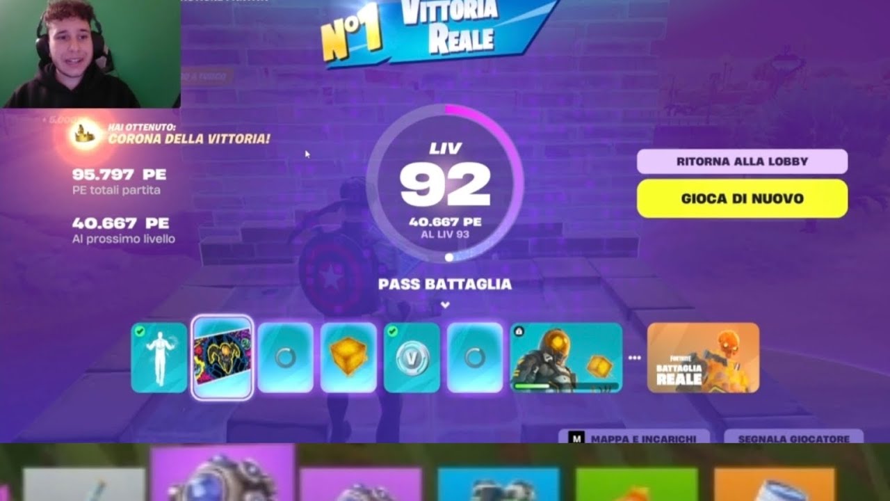 PASSO TUTTA LA PARTITA CON SOLO PICCONE *PARTITA EPICA* (FORTNITE ITA)