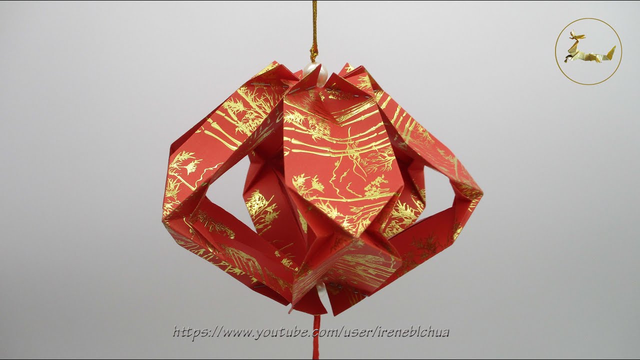 CNY Tutorial No. 274 - 6-unit Hongbao Lantern 红包灯笼手工制作