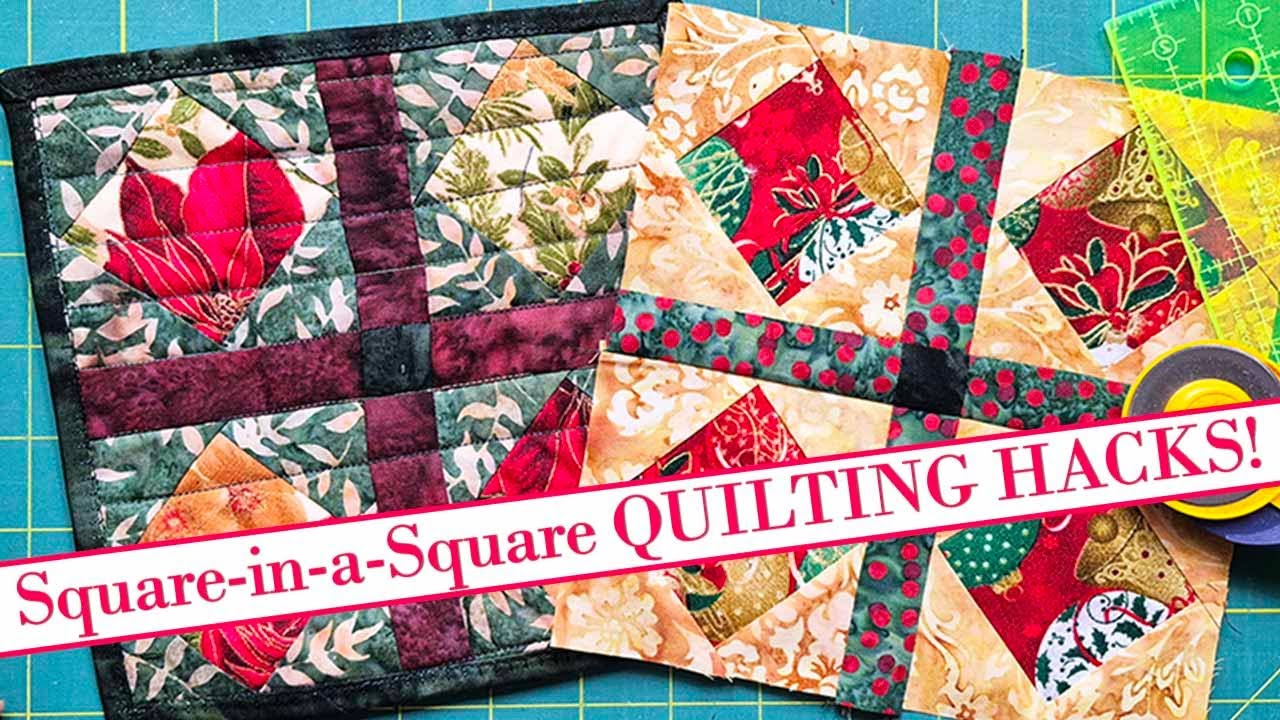 What’s the Quilting Hack Behind a PERFECT Square in a Square?