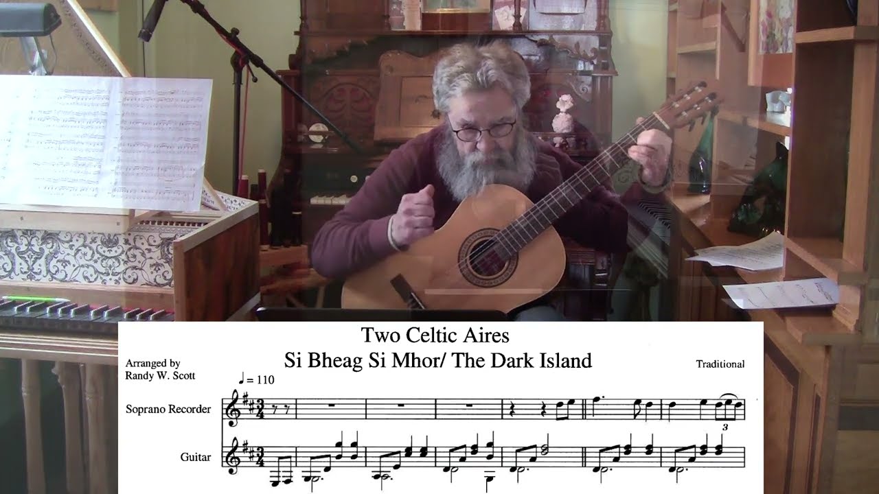 Two Celtic Aires For Soprano or Tenor Recorder and Guitar.