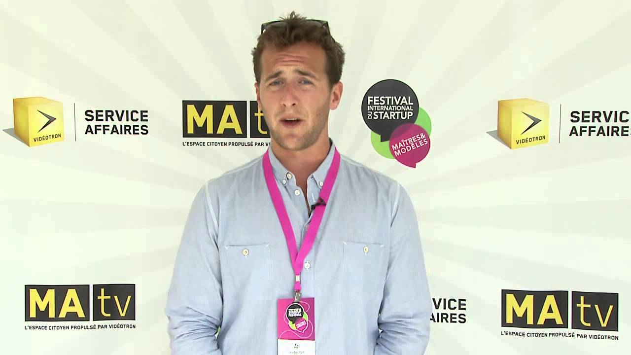 Startup festival Montreal | Le Pitch de ARI HERBERMAN