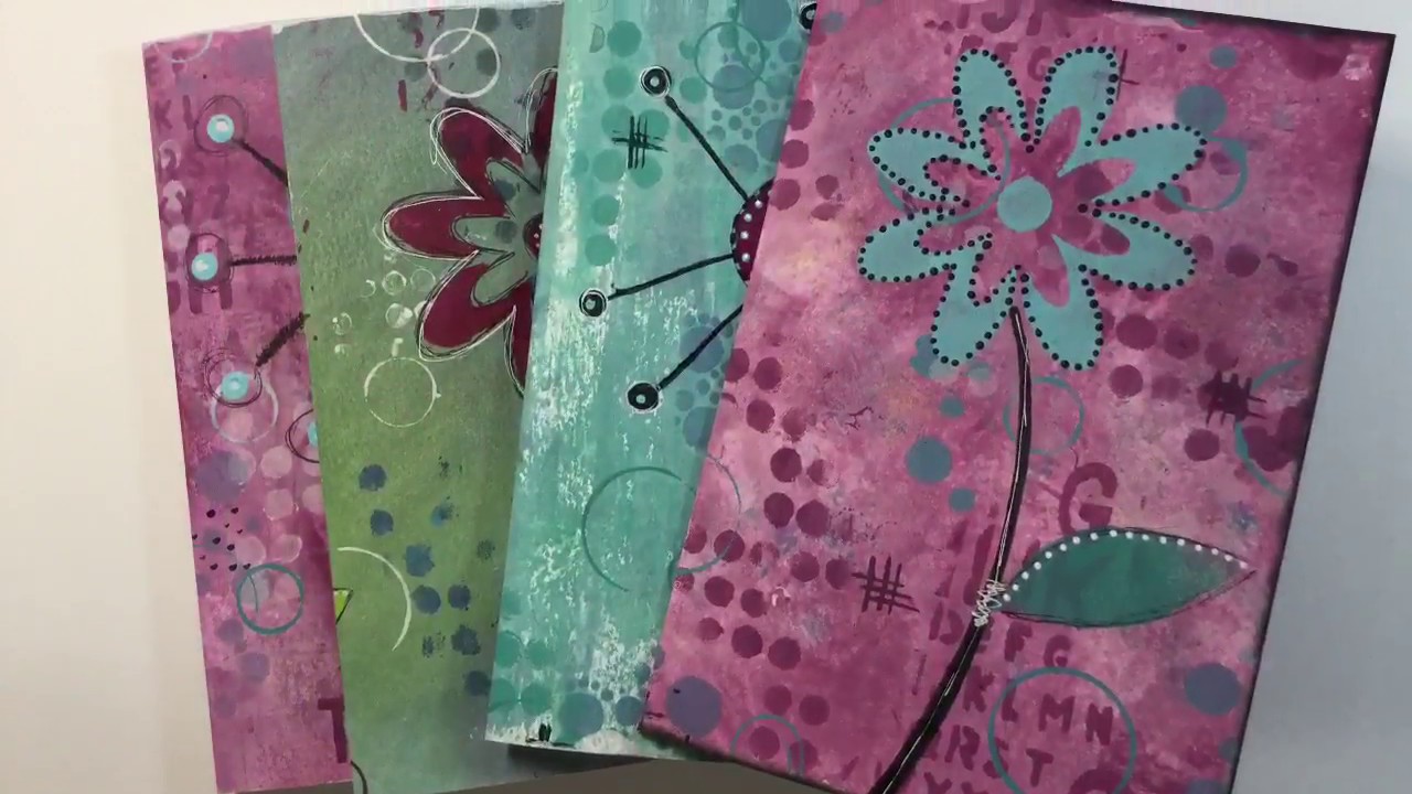 Part 1 - How To Recycle Old Unfinished Artwork Into Fabulous Journals